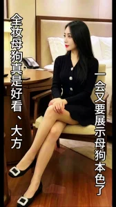 [原创] 体制内母狗从端庄到淫荡，震动棒捅逼、骚穴扒开展示，被大鸡吧抽插到胡言